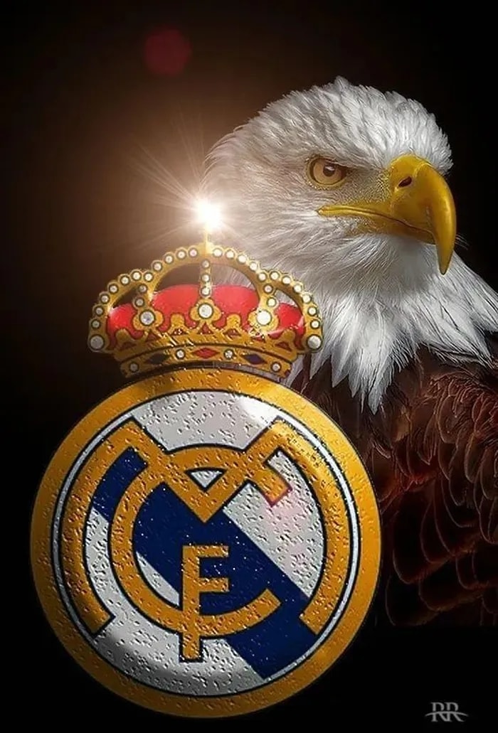 hình nền logo real madrid 4k