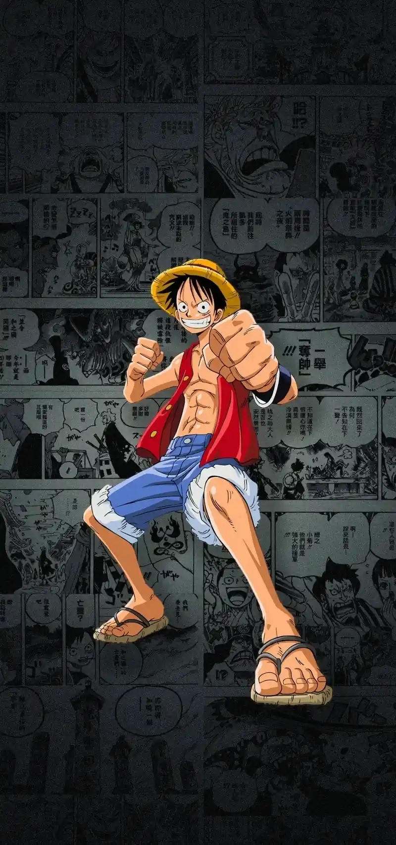 hình nền luffy chibi