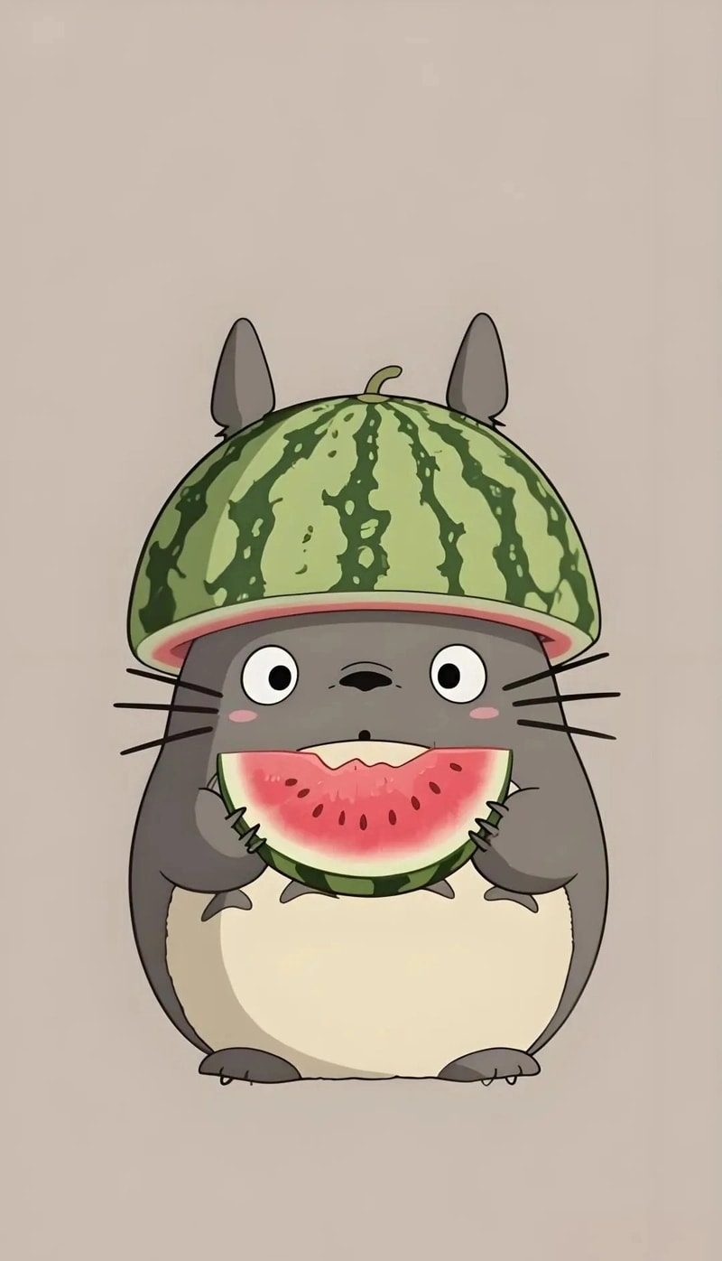 hình nền máy tính 4k anime totoro
