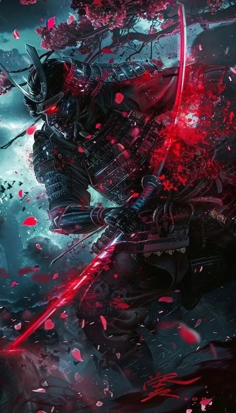 hình nền máy tính 4k samurai