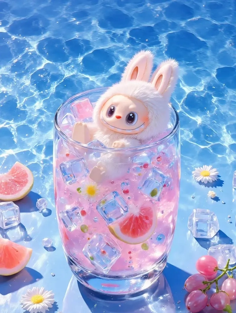 hình nền máy tính labubu cute