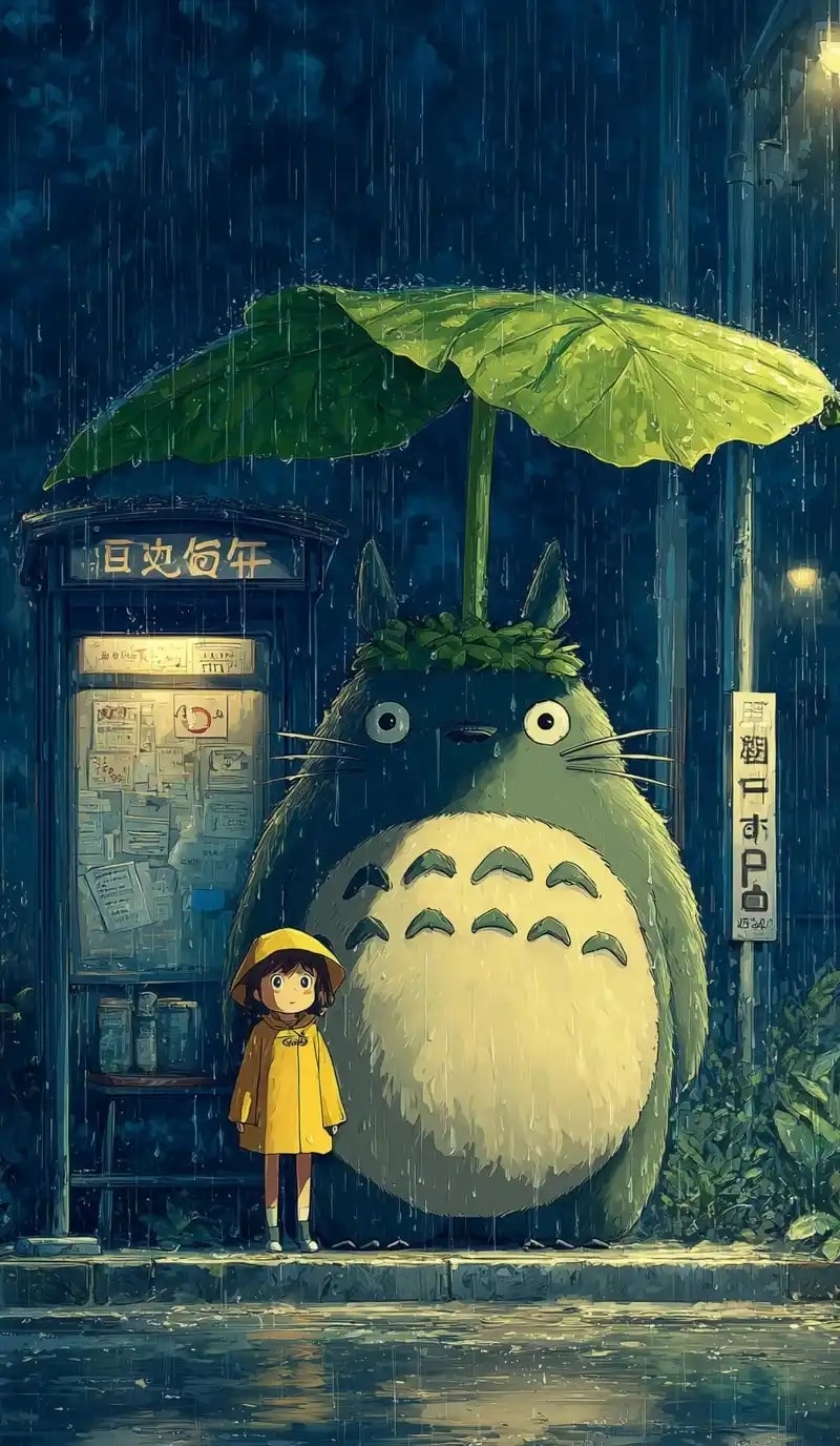 hình nền máy tính totoro