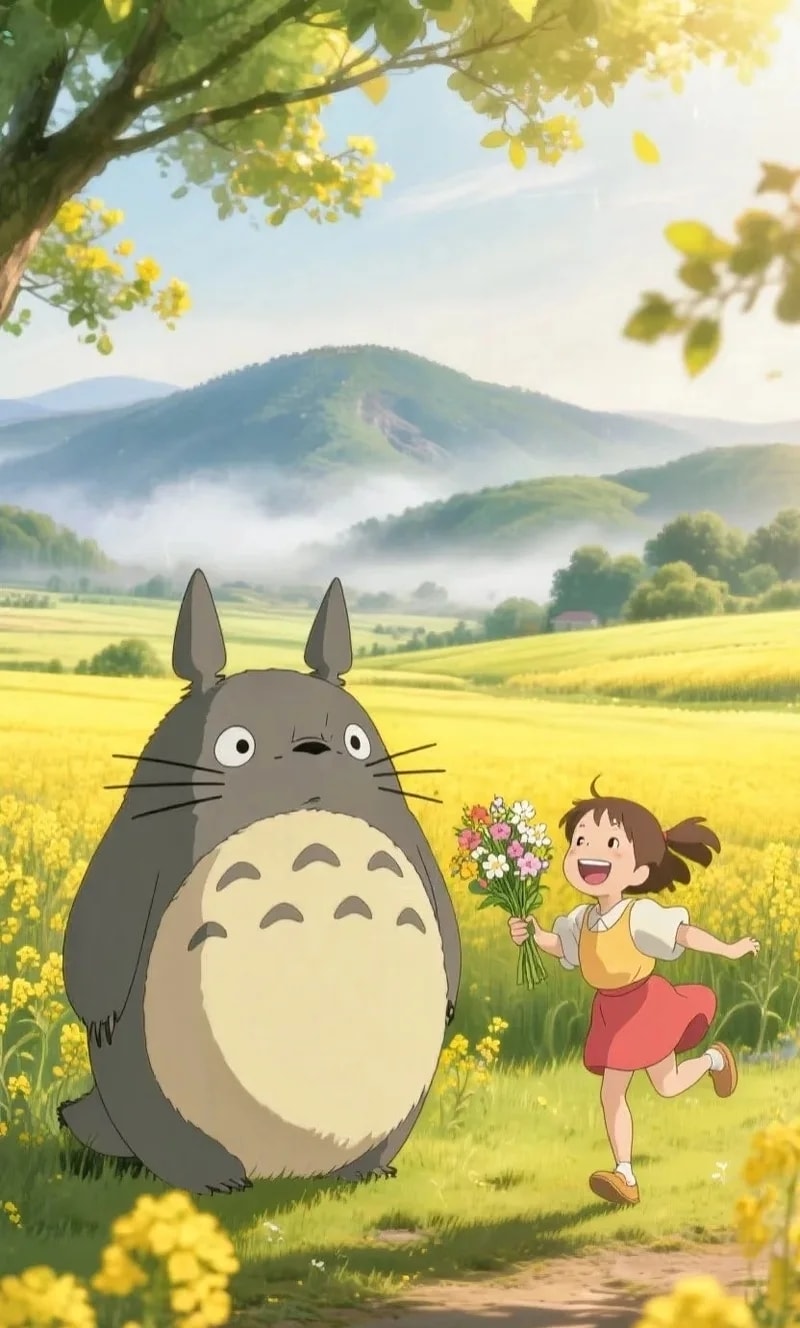 hình nền totoro 3d model