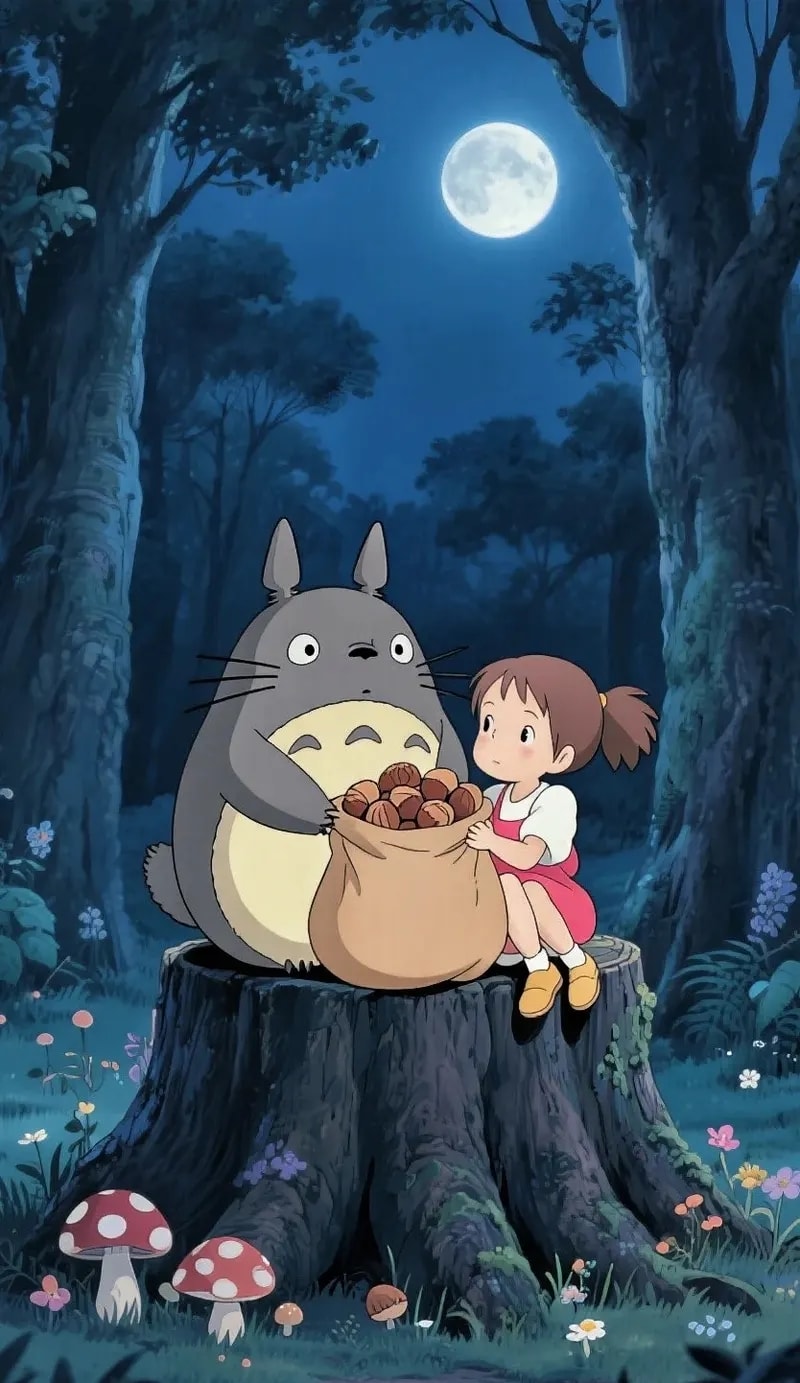 hình nền totoro 3d