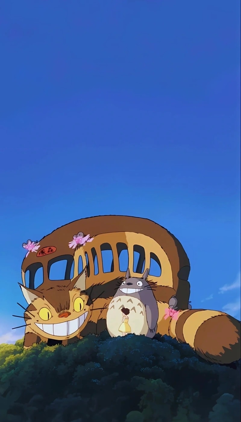 hình nền totoro cho điện thoại