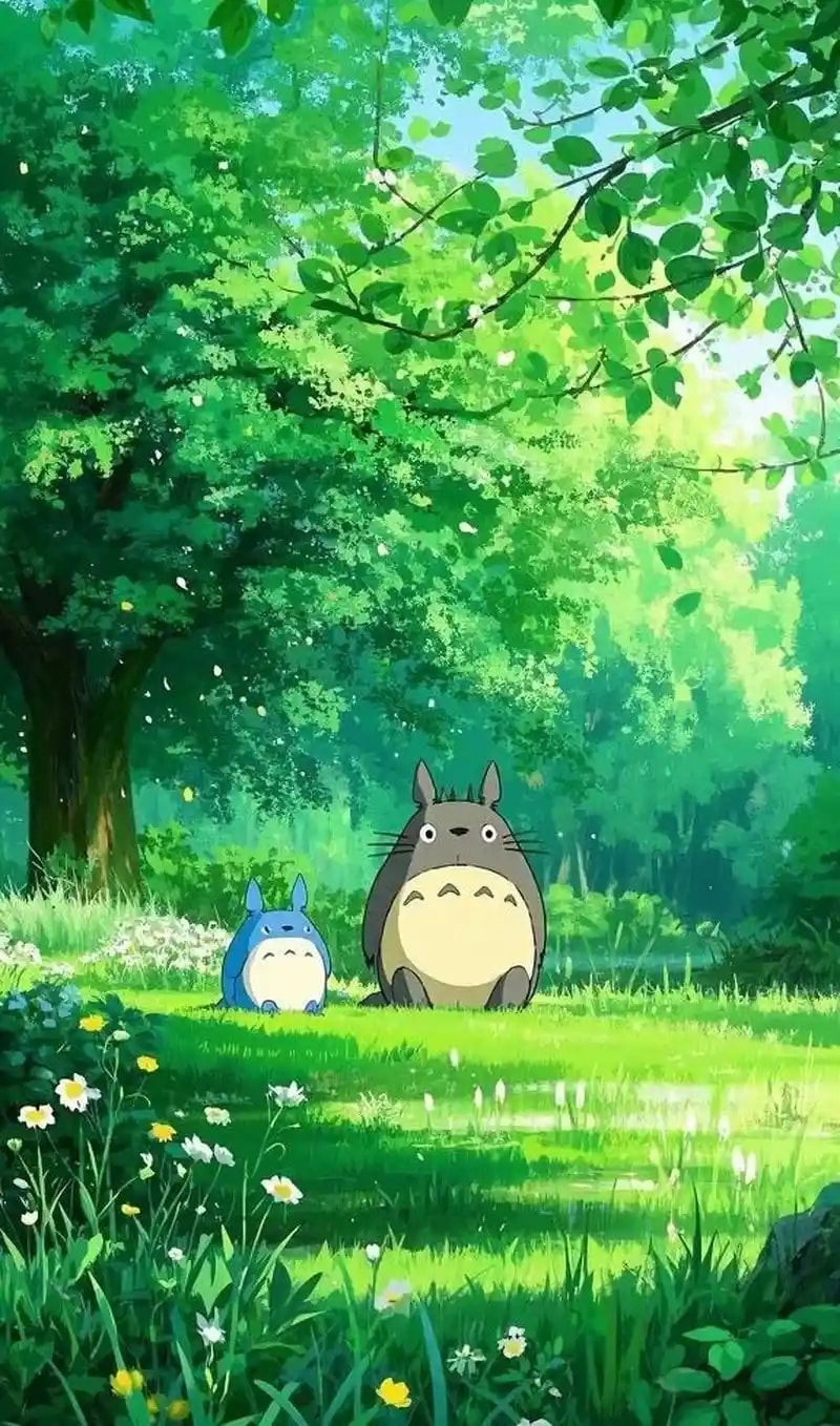 hình nền totoro cute