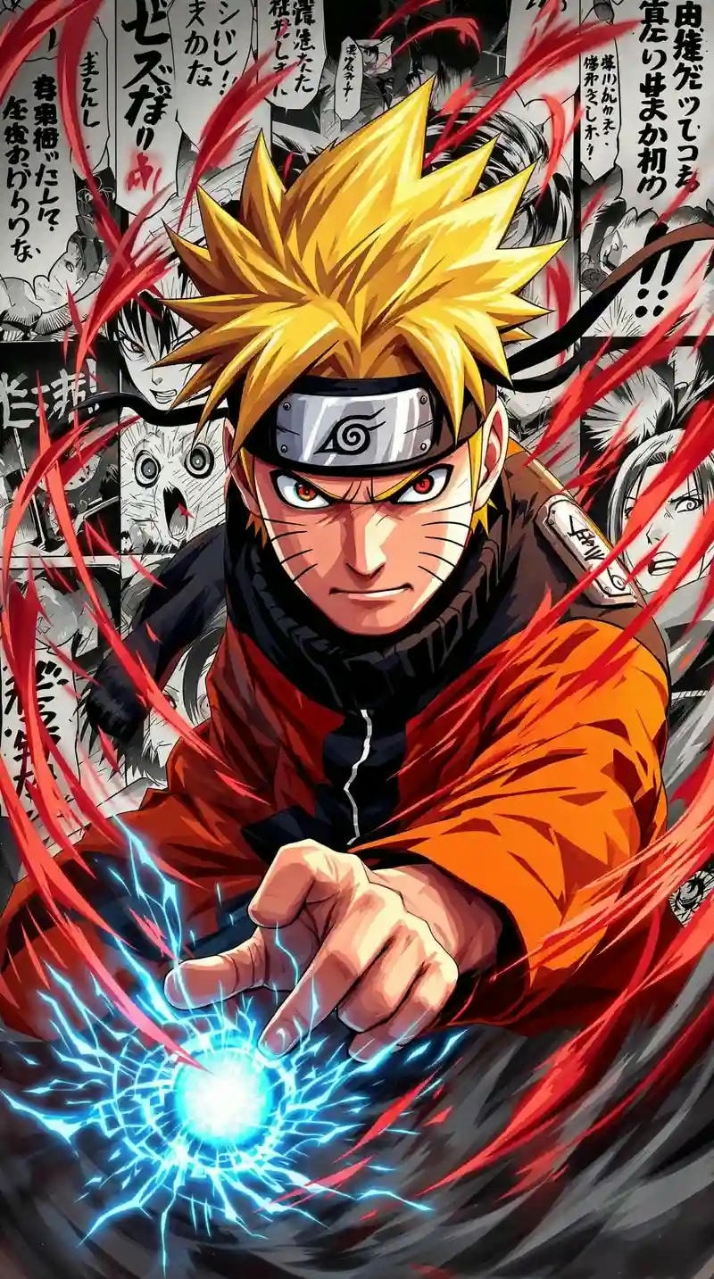 kurama cửu vĩ hình nền naruto