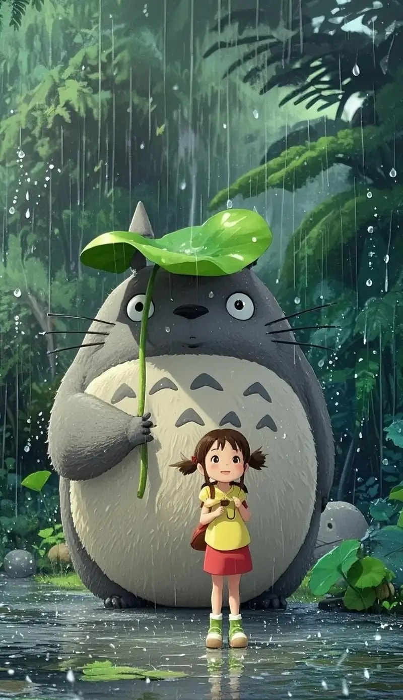totoro hình nền điện thoại
