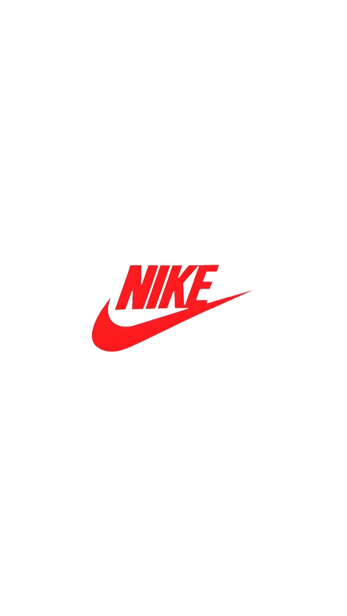 Hình nền nike logo màu trắng