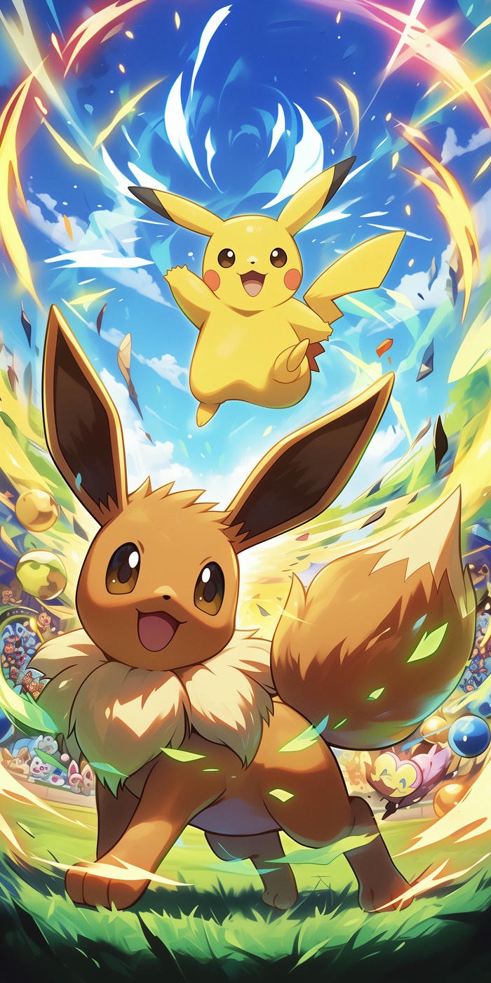 Hình nền pokemon đáng yêu 4k