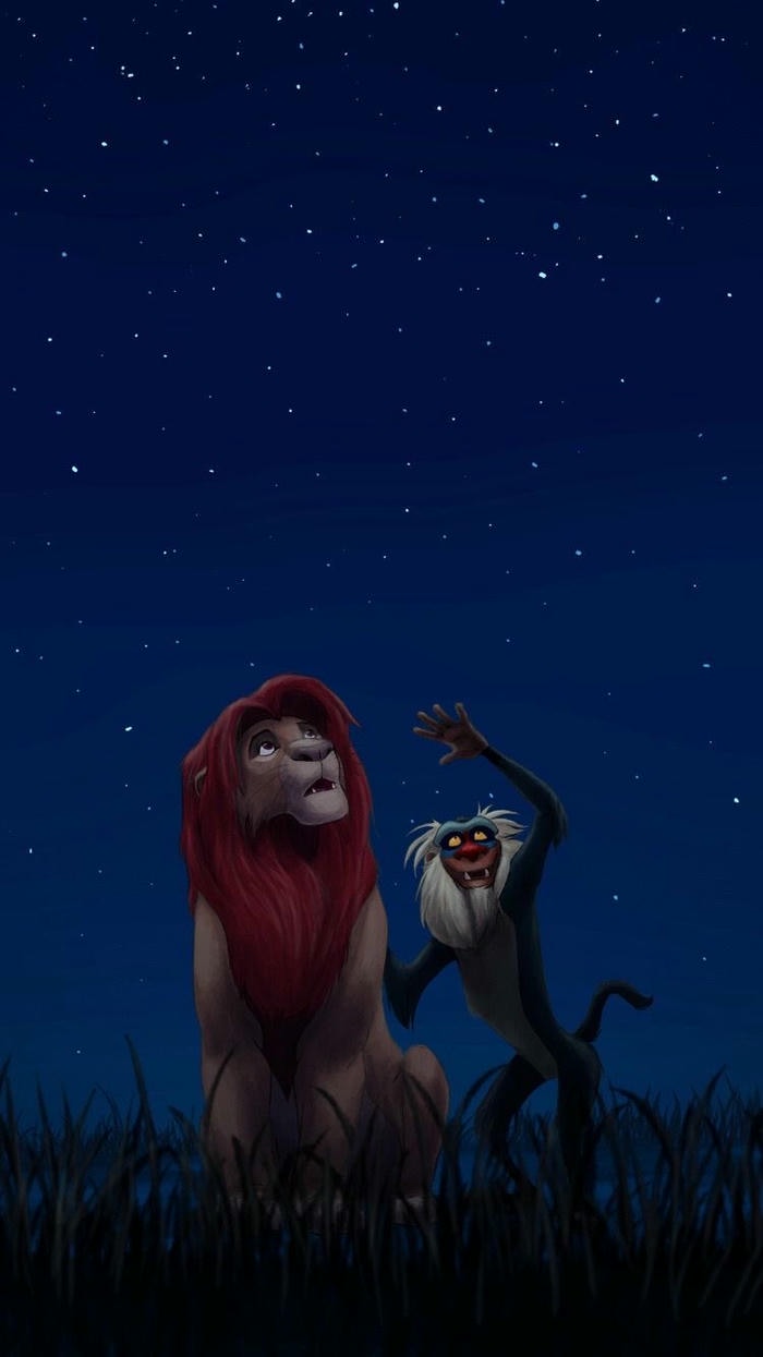 hình nền cartoon vua sư tử 4k