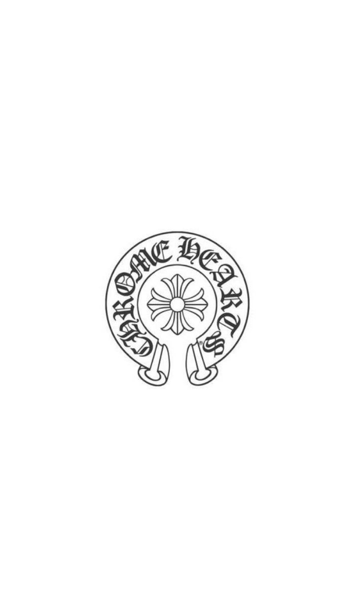hình nền chrome heart cực chất nền trắng
