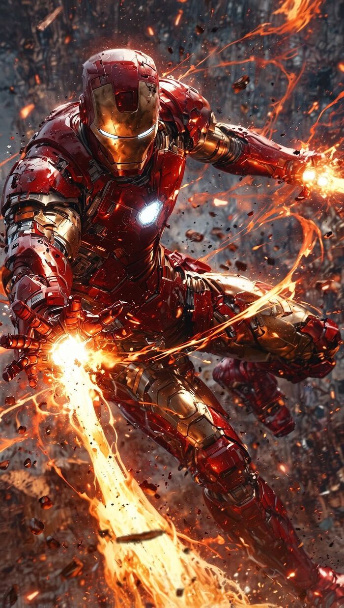 hình nền iron man 5d
