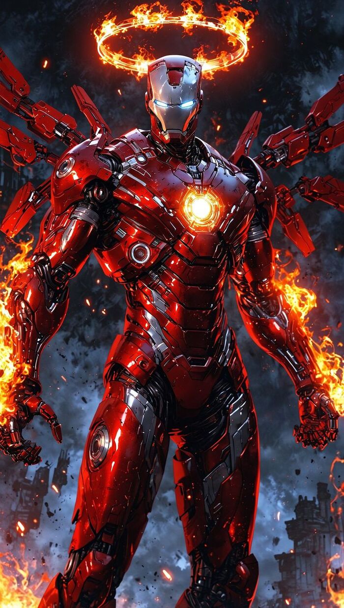 hình nền iron man đẹp 3k