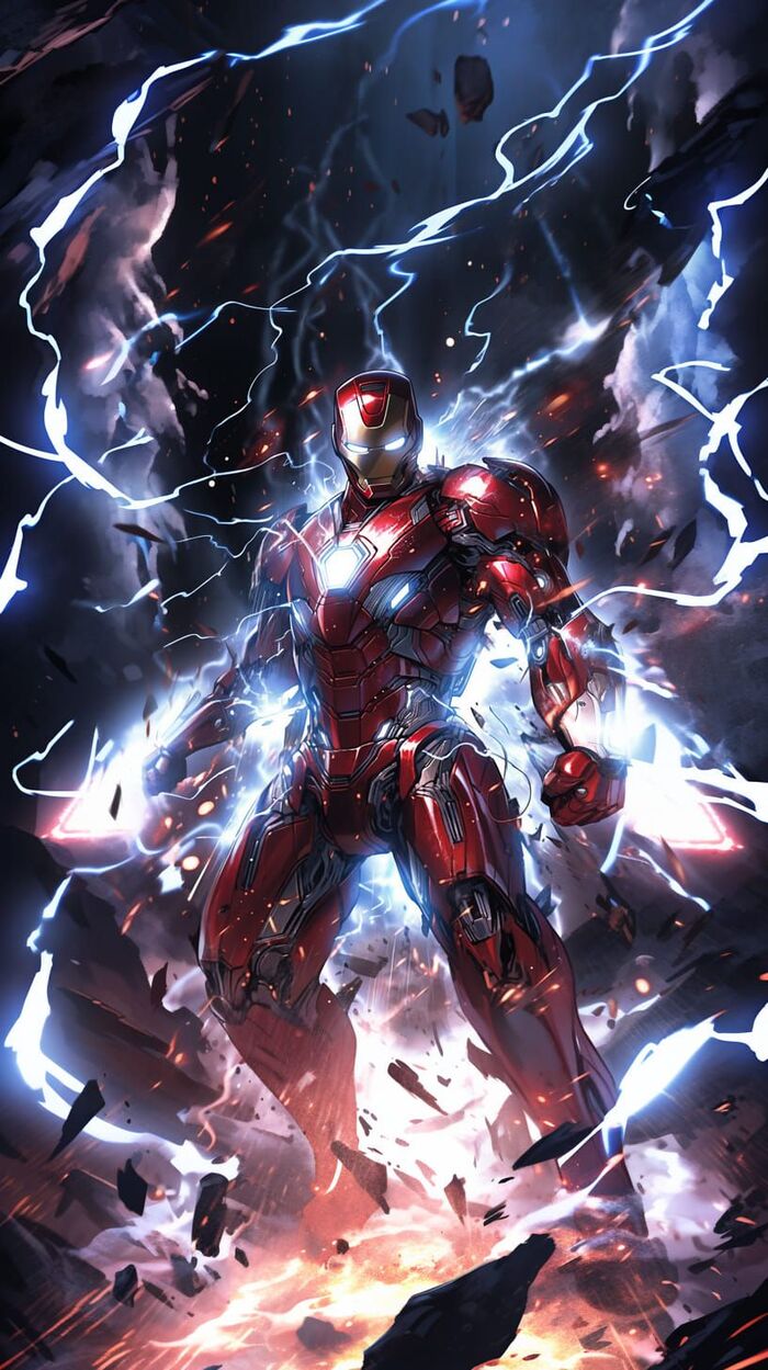hình nền iron man đẹp 4d full