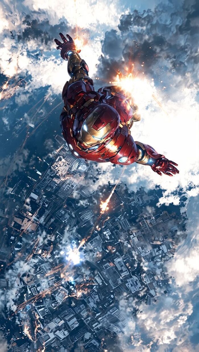 hình nền iron man đẹp 4k
