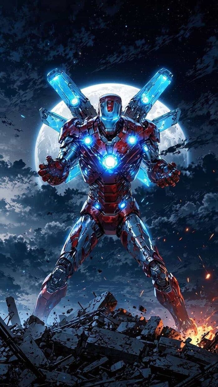 hình nền iron man đẹp 5k