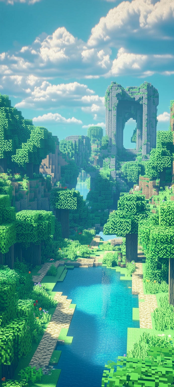 hình nền minecraft 4k