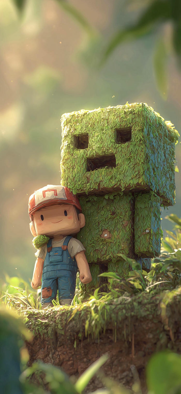 hình nền minecraft chất 4k