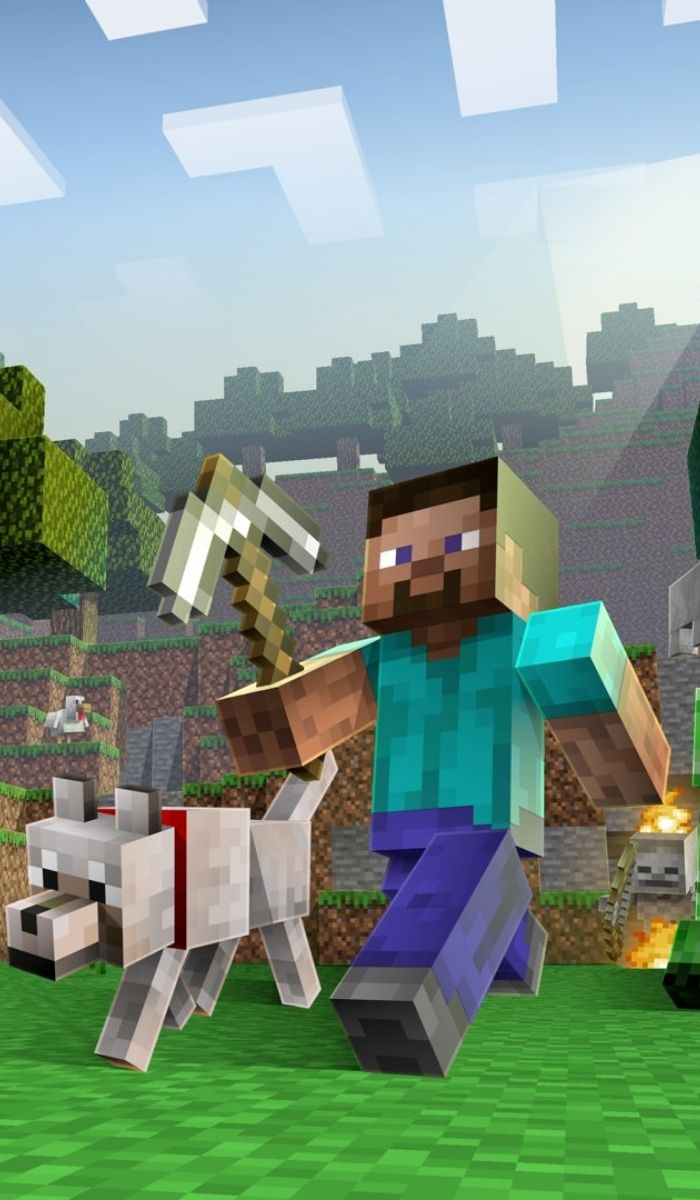 hình nền minecraft chất ngầu 4k