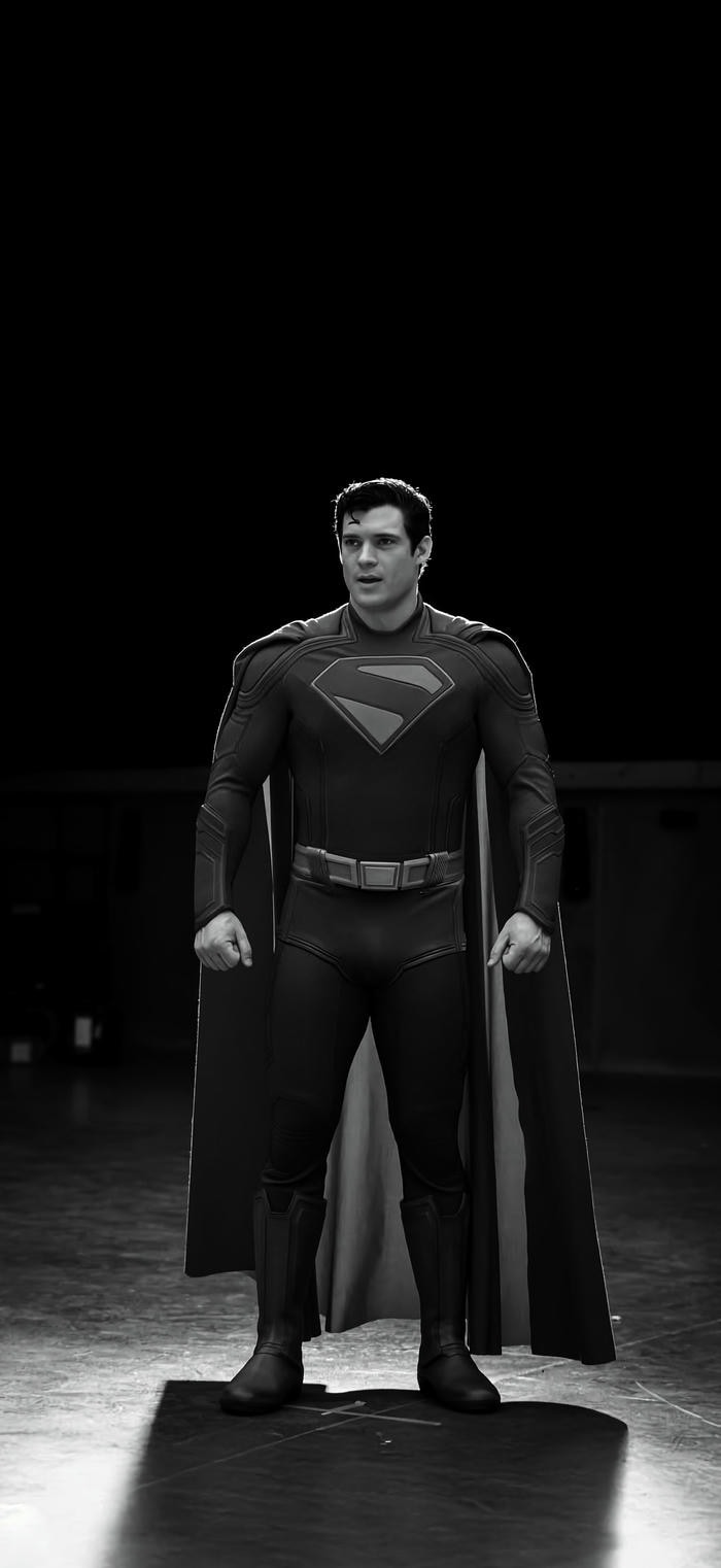 hình nền superman ngầu nhất full hd đen trắng