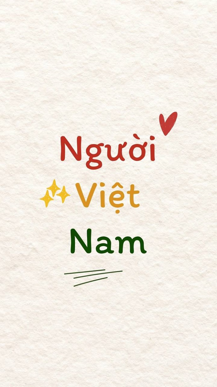 hình nền yêu nước cực đáng yêu