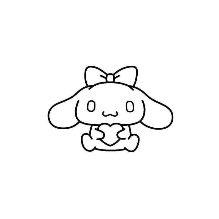 tranh tô màu cinnamoroll