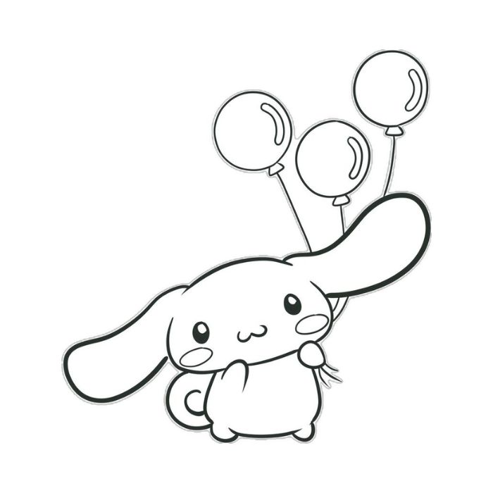 tranh tô màu cinnamoroll 22