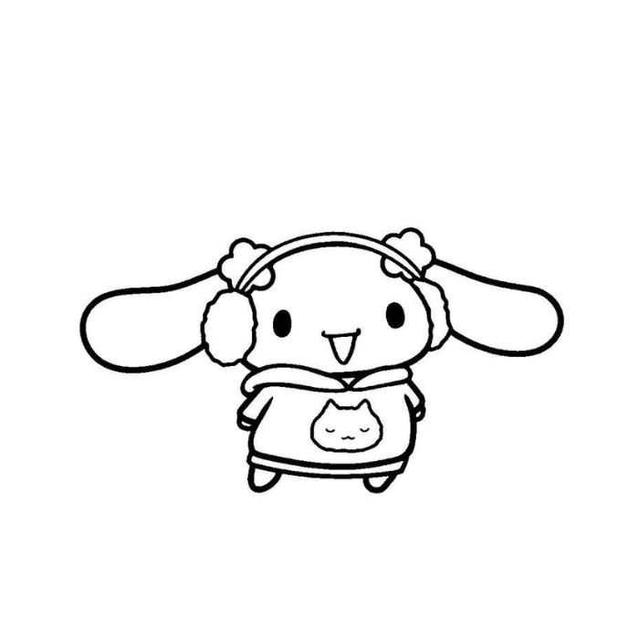 tranh tô màu cinnamoroll 27