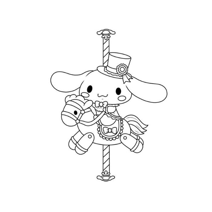 tranh tô màu cinnamoroll 31