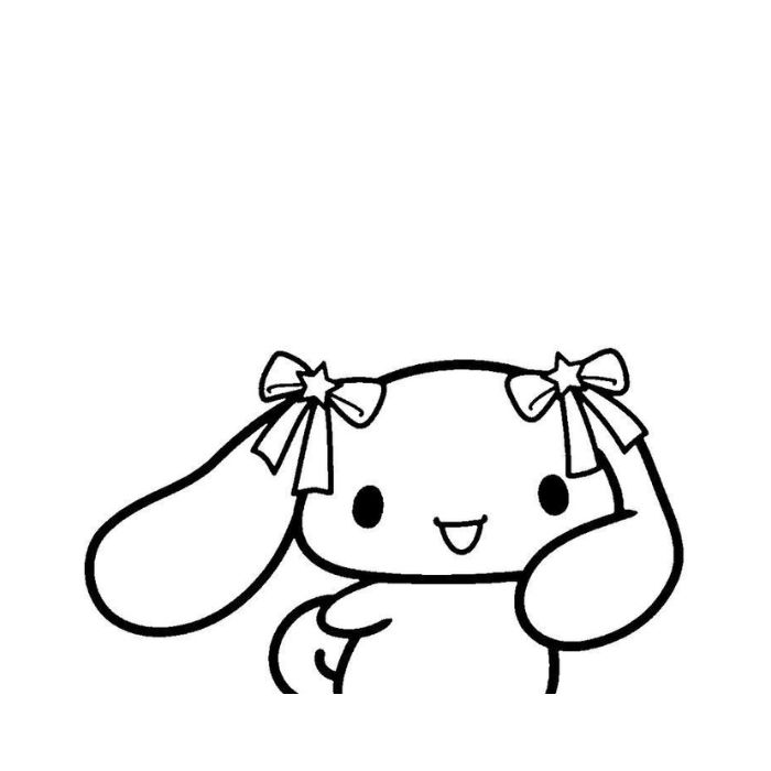 tranh tô màu cinnamoroll 36