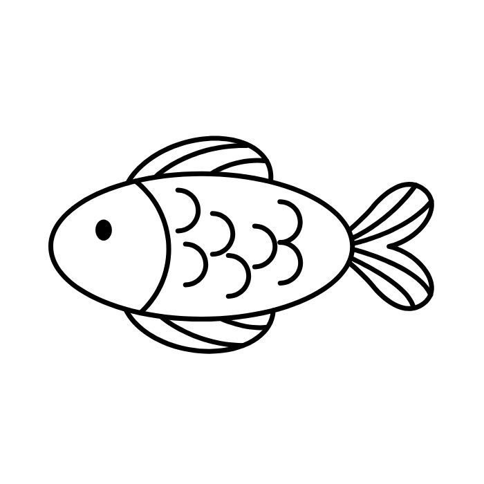 tranh tô màu con cá 1