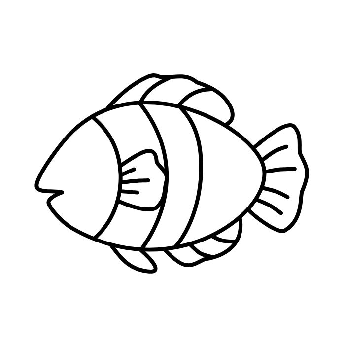 tranh tô màu con cá 2