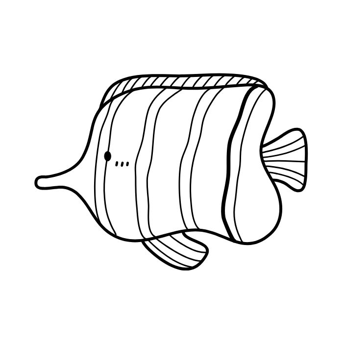 tranh tô màu con cá 25