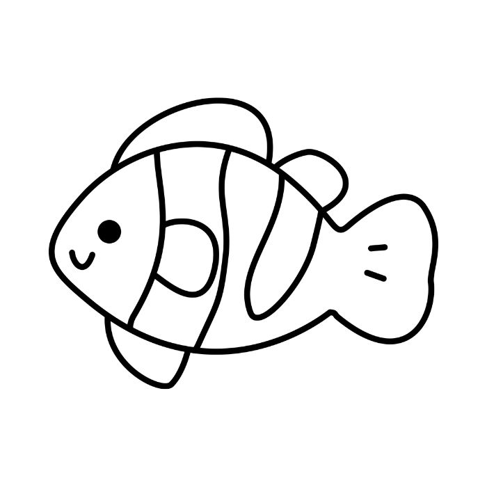 tranh tô màu con cá 4