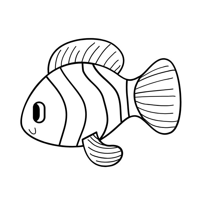 tranh tô màu con cá 6