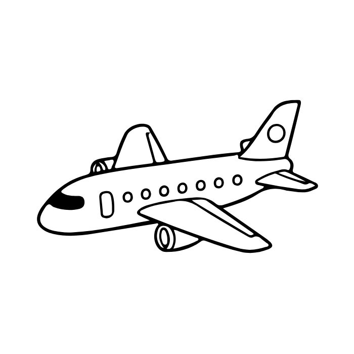 tranh tô màu máy bay 1