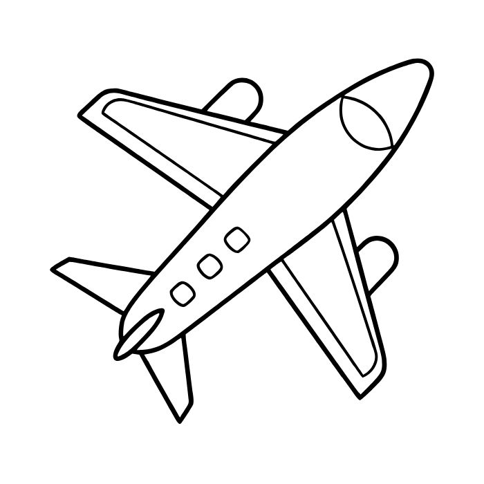 tranh tô màu máy bay 12
