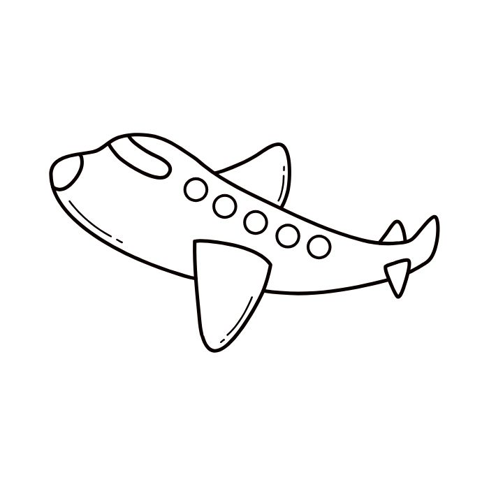 tranh tô màu máy bay 33