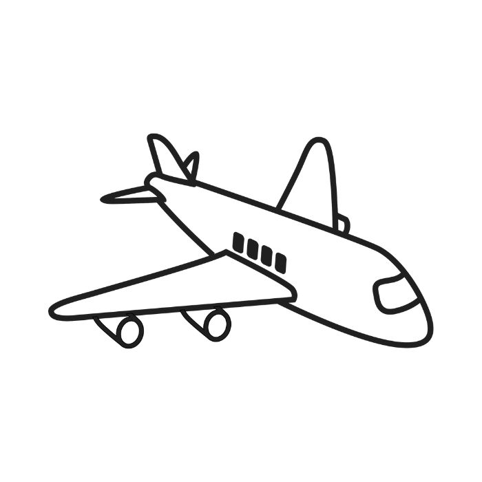 tranh tô màu máy bay 5