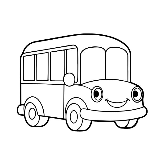 tranh tô màu ô tô 17