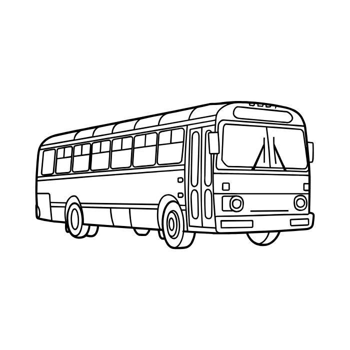 tranh tô màu ô tô 9