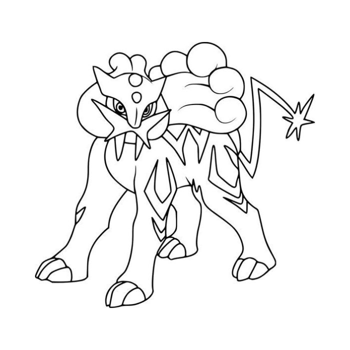 tranh tô màu pokemon 13