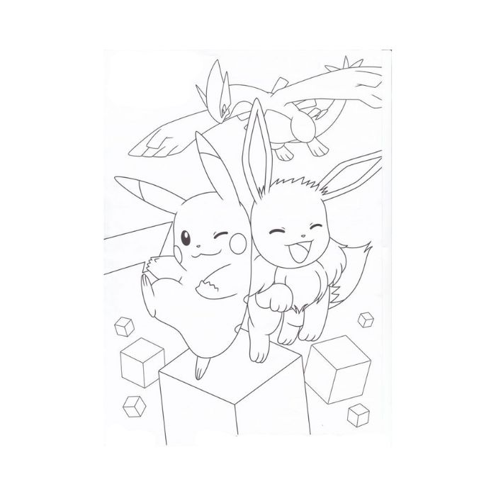 tranh tô màu pokemon 26