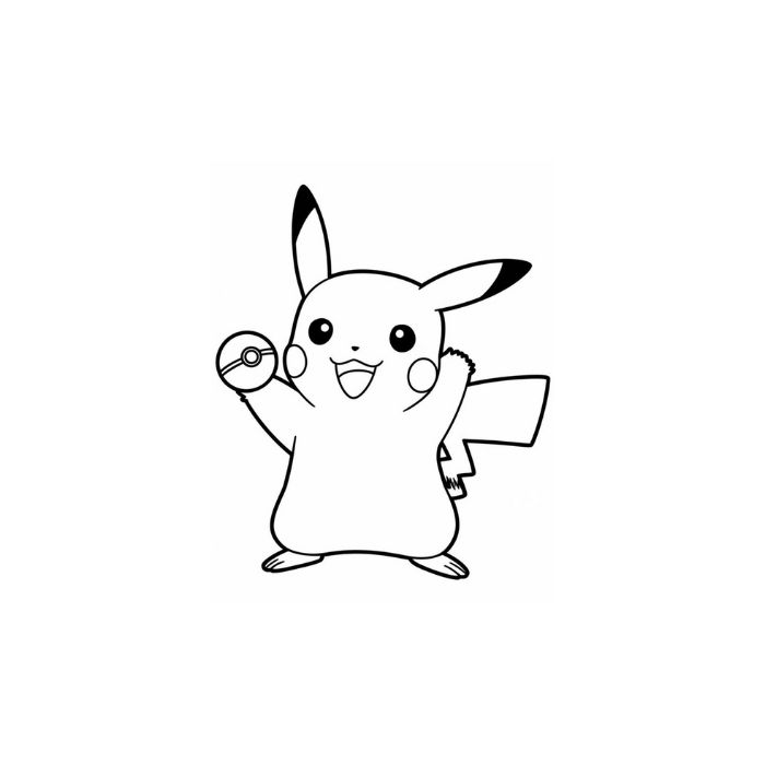 tranh tô màu pokemon 29