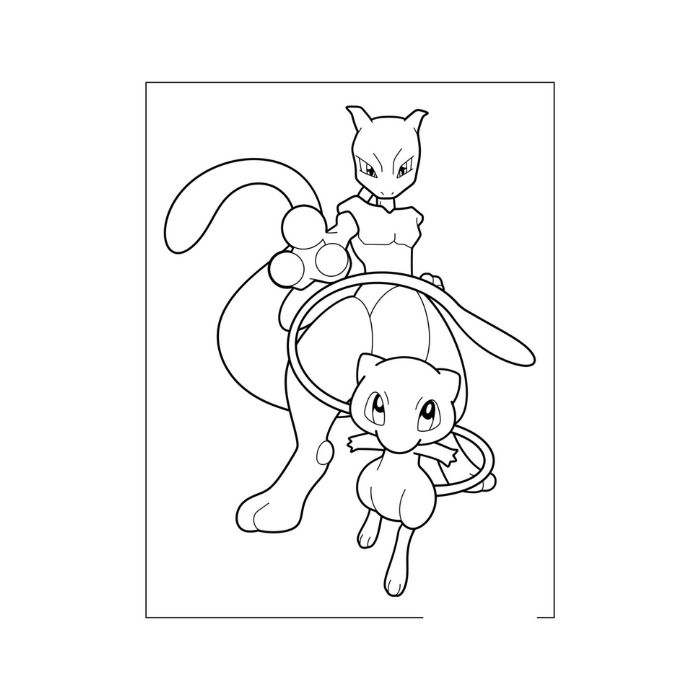 tranh tô màu pokemon 3