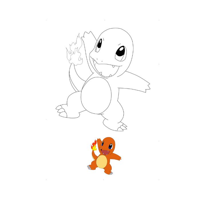 tranh tô màu pokemon 30