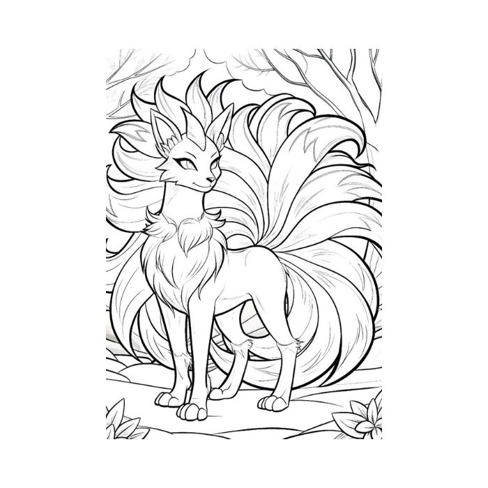 tranh tô màu pokemon 31
