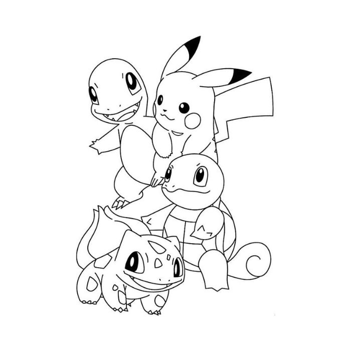 tranh tô màu pokemon 37