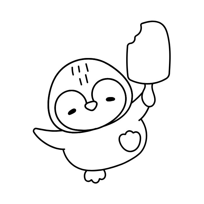 tranh tô màu sticker cute 18